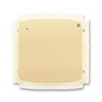vysílač RF signálu s krátkocestným ovladačem, nástěnný, 868 MHz, béžová, design TANGO